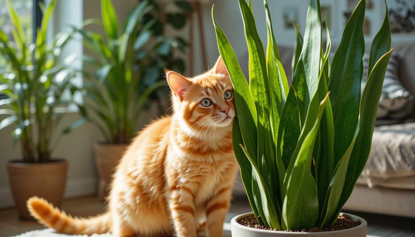 are snake plants toxic to cats